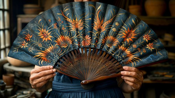 Éventail espagnol : un art de tradition et couleur